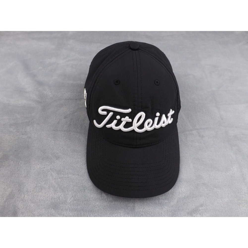 Titleist Tour Performance Hat Men's Golf Pro V1 Foot Joy Blk/Wht/Red Embroidered